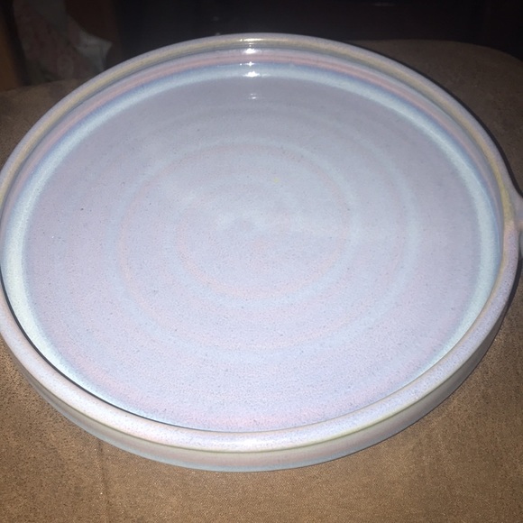 Jamajigi purple handmade stoneware bowl/pan - Picture 2 of 11